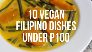 10 Vegan Filipino Dishes under P100 MAFBEX Tickets Giveaway [upl. by Petras120]