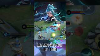 MLBB NEW HERO SUYOU TUTORIAL 2024 MlBB mlbb mlbbshorts [upl. by Eiznekcam]