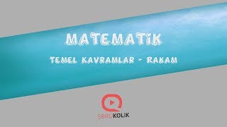 TYT MATEMATİK Temel Kavramlar  Rakam [upl. by Haelem]