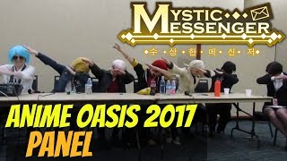 Mystic Messenger Panel  Anime Oasis Premium 2017 [upl. by Ysus996]