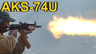 AKS74U Full Auto Shooting at Knob Creek 2012 [upl. by Esilehs305]