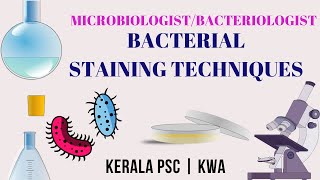 Staining Techniques Microbiologist exam Kerala Water Authority keralawaterauthority lab assistant [upl. by Rafael231]