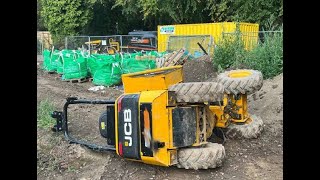 2019 JCB 1T Site Dumper  Impact Damaged [upl. by Enohpets]