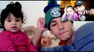 ADAM SALEH AND REEMA REACT TO THEIR FIRST VIDEO [upl. by Edmonda]