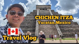 DAY 2 CENOTE CHICHEN ITZA CANCUN MEXICO CALGARY ALBERTA CANADA [upl. by Earb]