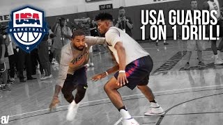 USA Basketball 1 on 1 Kyrie Jimmy DLo amp More Go AT IT Team USA Guards Go Head To Head [upl. by Siloa]