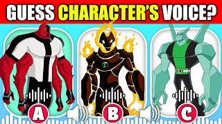 🔊Guess The Ben 10 Characters By Their Voice🎤  Ben Tennyson Heat Blast Diamondhead Four Arms [upl. by Terrel]