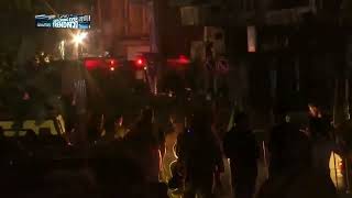 Israeli Airstrikes Hit Central Beirut Killing 18 [upl. by Atinat]