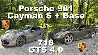 Porsche GTS 40 vs 981 Cayman  What Does 20K Buy Real POV Drive  Best Backroad EP 12 [upl. by Eseuqram449]