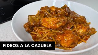 Cómo hacer FIDEOS a la CAZUELA con CARNE  ENTRA PARA VER LA RECETA [upl. by Aissatsana]