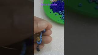 Daisy bracelet diy bracelet beads daisy gelang craft manikmanik shorts [upl. by Fanny]