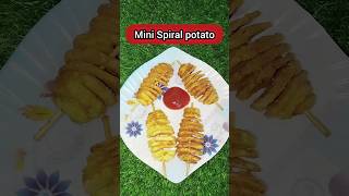 shorts mini spiral potato fry 🥰😋minikitchen851 food viralvideo trending foodlover cooking [upl. by Hereld]