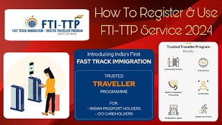 How To Register amp Use FTITTP Service 2024  Fast Track Immigration  Trusted Traveller Program 2024 [upl. by Felisha]