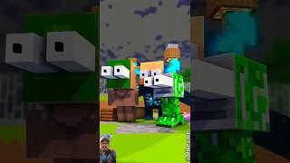 Face off minecraft monsterschool minecraftanimation animation minecraftmemes herobrine shorts [upl. by Nalor]