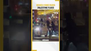 Europa League Palestine Supporters Clash With Israeli Citizens In Amsterdam [upl. by Jocko]