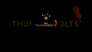 What does the Star Symbol mean in Thunderbolts Title  shorts [upl. by Riek]