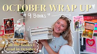 October Reading Wrap Up 🍁🍂📖 9 books I read in October mysteries fantasies sports romances [upl. by Anotyal]