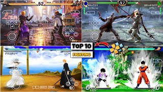 Top 10 Best PPSSPP Fighting Games For Android amp ios Gaming Bruh [upl. by Inessa]