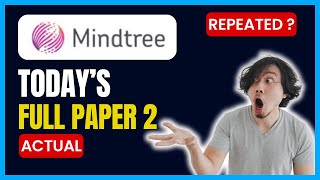 2nd Part 😲  Mindtree Coding Questions 2024  LTI  UBK Anna [upl. by Hughie]