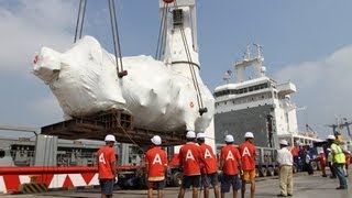 The Freight Myanmar Ywama Power Plant Project Yangon Myanmar Part3 [upl. by Anhoj332]