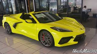 2024 Corvette Stingray Conv 2LT ColorAccelerate Yellow [upl. by Birk130]