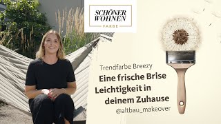 Neue Trendfarben 2024  Einrichtungstrends  Trendfarbe Breezy  Entspannung Zuhause [upl. by Anu]