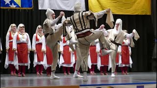 Narodne Albanske Igre sa Kosova  KUD NUR Bosna Hagen [upl. by Shenan3]