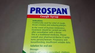 Prospan cough syrup [upl. by Grunberg241]