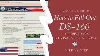 How to Fill Out Form DS 160 USA Visa Application 2021 STEP BY STEP [upl. by Daza]