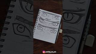 Draw Sage Mode Naruto eyes 👀 shorts [upl. by Stubbs]