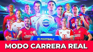 EFootball 2024  Asi se hace un Modo Carrera REALISTA  INTRODUCCIÓN 🤑 [upl. by Kcirdec]