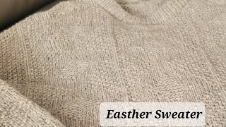 Easther sweater by Petite knitPatagonia Yarn juniper moon farm [upl. by Euhc183]