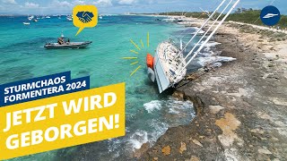 Sturmchaos Formentera 2024  Jetzt wird geborgen [upl. by Aicelav]