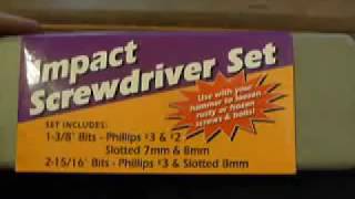 Harbor Freight  Impact Screwdriver Set 37530 Reversible  DisassemblyGrease 12 [upl. by Llerraf]