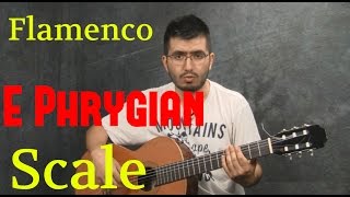 how to play Flamenco with the E Phrygian Scale [upl. by Darian]