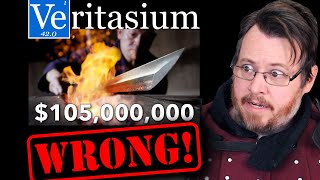 How did Veritasium get SO MUCH wrong in their katana video a reply [upl. by Edlihtam]