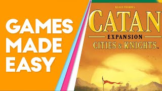 Catan Cities amp Knights How to Play and Tips [upl. by Llerdnam]