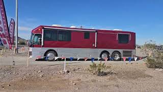 Art and Cindy Wales leaving the 2024 Quartzsite BCI Rally in their Eagle [upl. by Nabru]