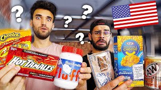 JE TESTE DES SNACKS AMERICAINS AVEC 1 AMERICAIN feat LivingBobby [upl. by Hctub]