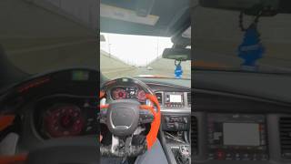 Hellcat Charger POV Custom Steering Wheel pov hellcat dodge cars musclecars [upl. by Hedges]