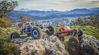 Axial Capra Rock Pirates crawling Grenoble Bastille [upl. by Rhianna]