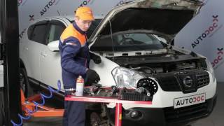 Hoe een veerpoot reparatiekit schokdempers vooraan vervangen op een NISSAN QASHQAI 1 Handleiding [upl. by Allecnirp]