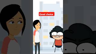 Good Choice funny cartoon shorts ytshorts [upl. by Eniroc]