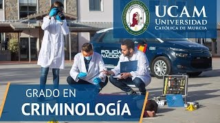 Grado en Criminología  UCAM Universidad Católica de Murcia [upl. by Risan467]