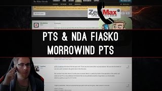 The PTS amp NDA fiasko  Morrowind PTS [upl. by Tsirhc]