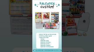 ingin kalender yang berkualitas hubungi sidCornerShop [upl. by Annavas]