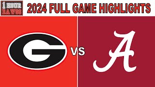 Georgia vs Alabama 2024  Full Game Highlights  Every Play  College Football Week 5  1 Hour Dawgs [upl. by Namzaj494]