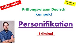 Personifikation  Sprachliche Mittel im Deutschunterricht [upl. by Eimam362]