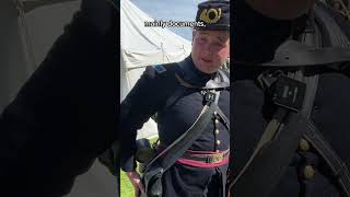 What did a lieutenant wear in the US Civil War chalkehistoryfestival [upl. by Meibers142]