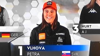 Petra Vlhova  WINNER 31  Slalom  Kranjska Gora  RUN 2  2024 [upl. by Abebi]